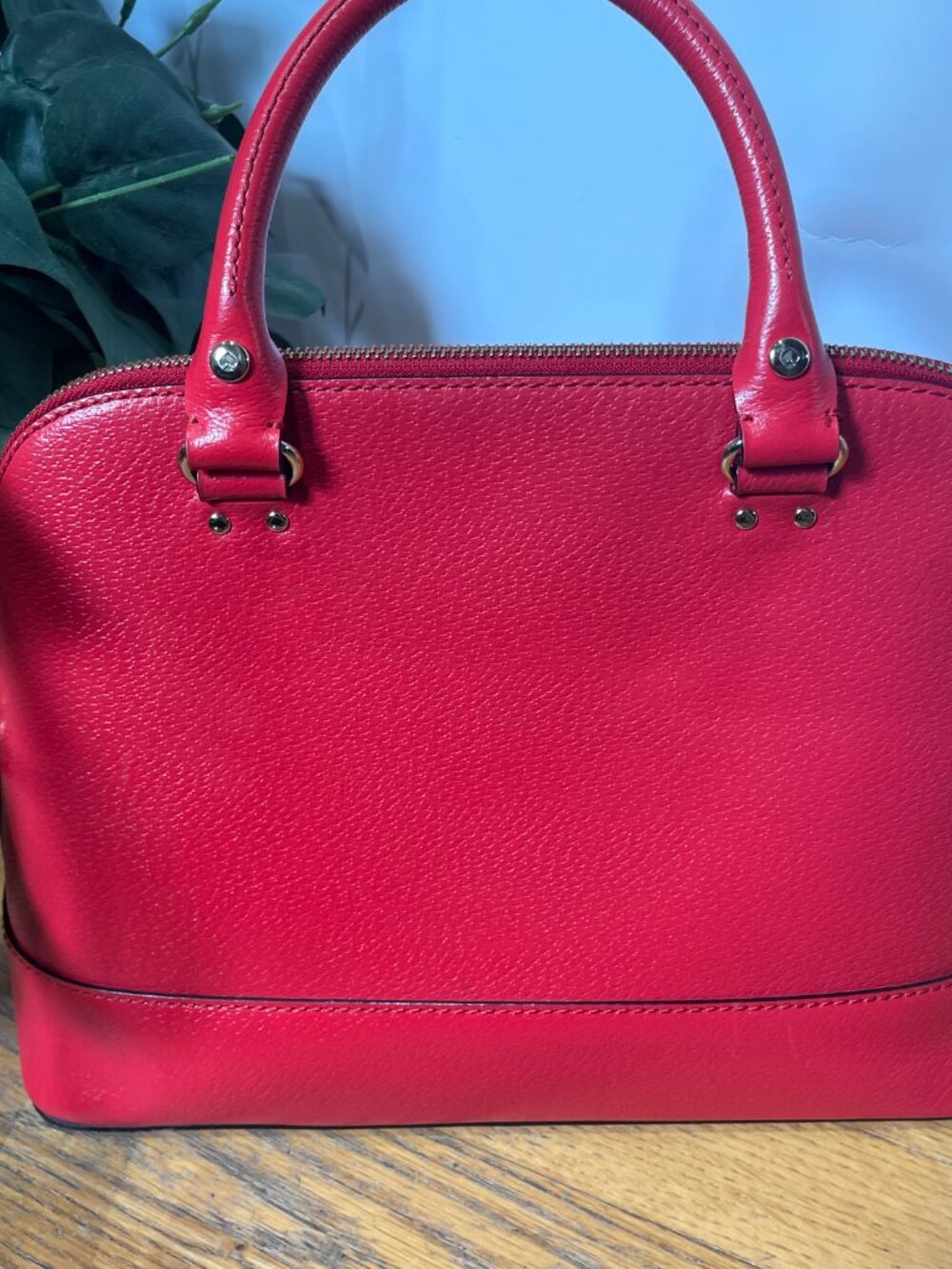 Kate Spade New York Wellesley Rachelle satchel in Cherry Red - Picture 2 of 13